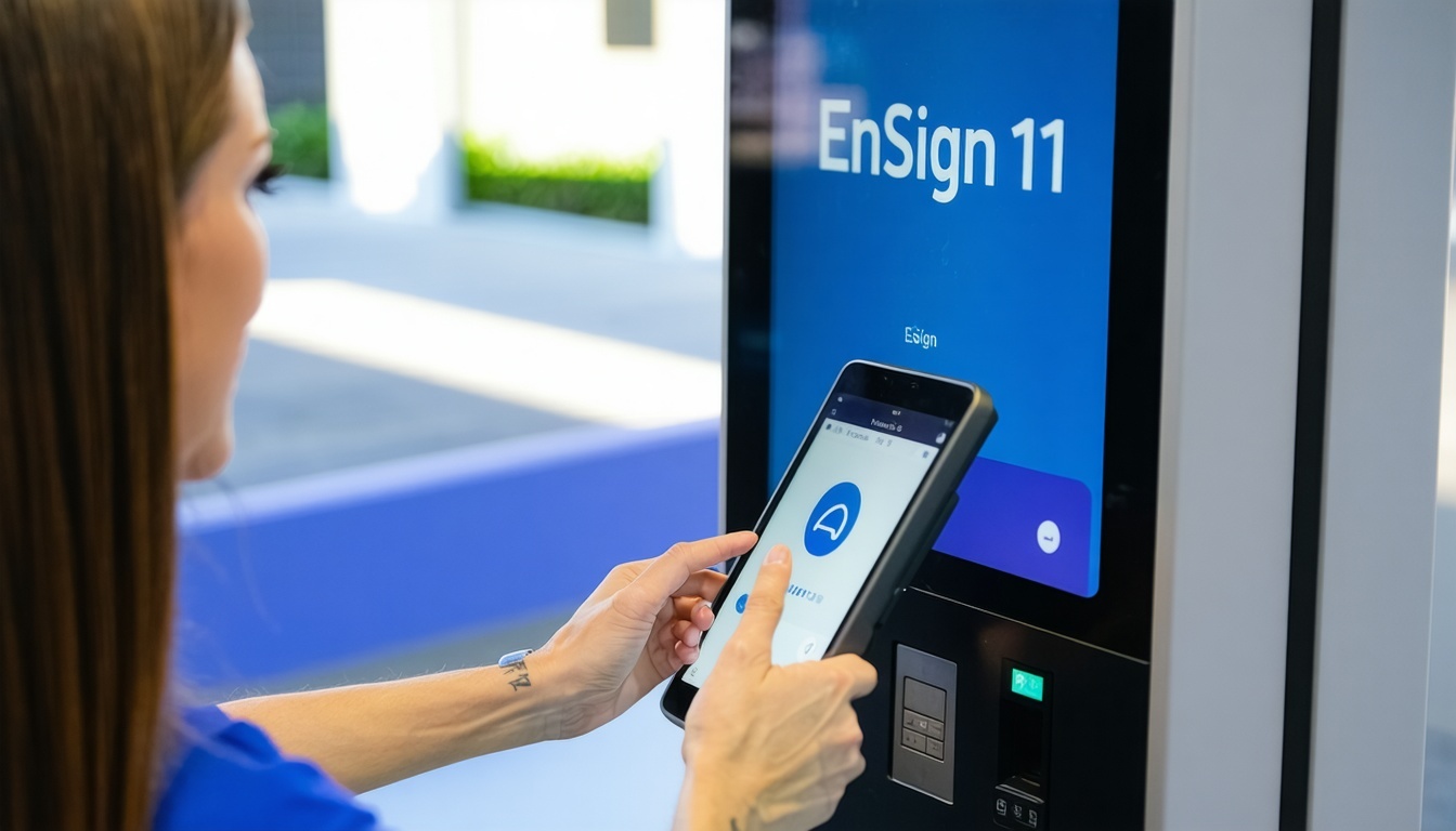 In telecommunications operators integrate EnSign11 into selfservice kiosks enabling customers to activate subscriptions in minutes with biometric signatures as irrefutable proof of consent improving efficiency-1