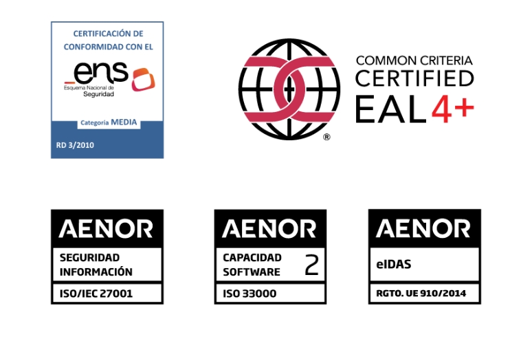 vinCAsign Certifications